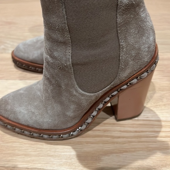 Authentic Chanel size 36.5 suede booties - Picture 6 of 12
